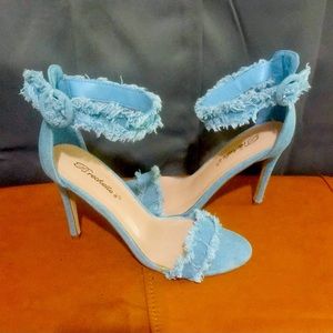 Brecklles Denim Wedges